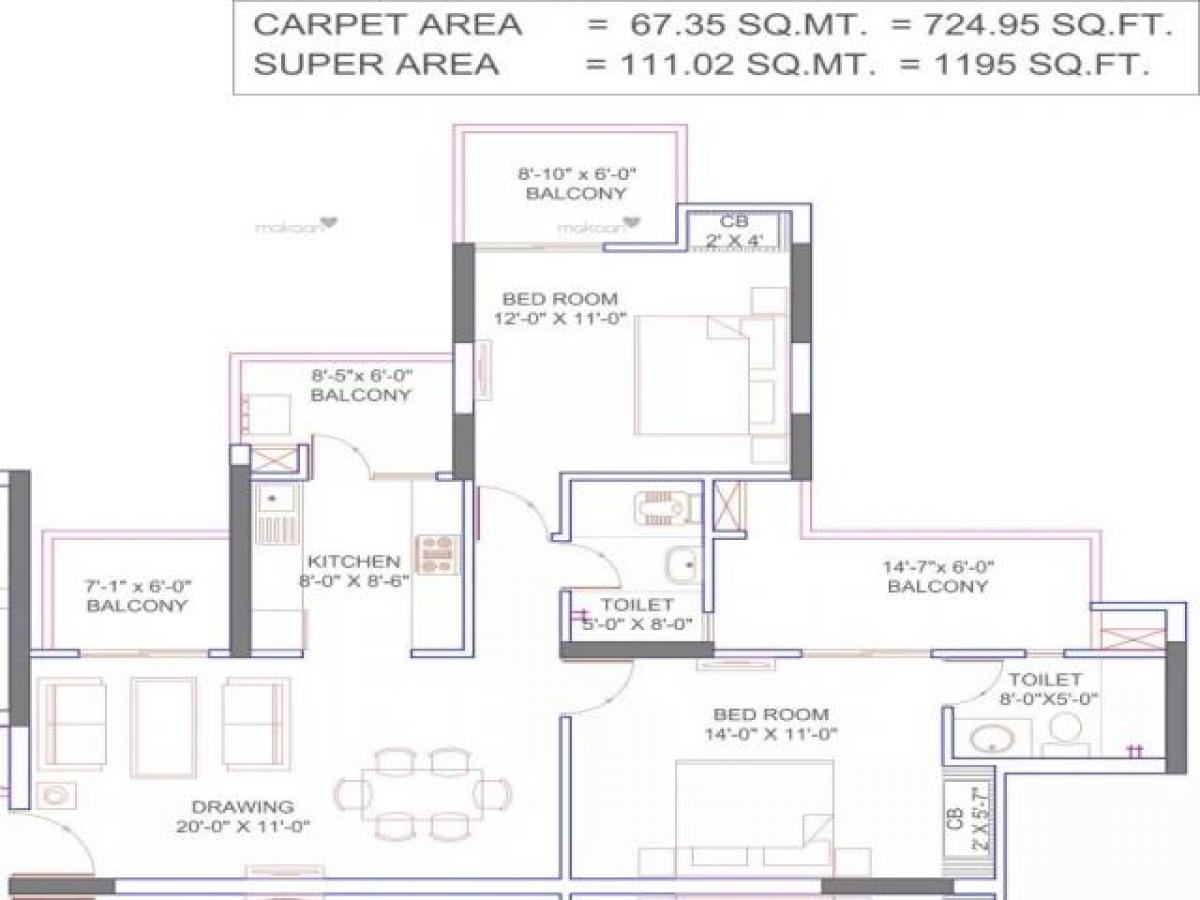 Casa T2 em Lucknow, India N.º 699