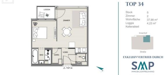 2 rooms Penthouse in Wieden, Austria No. 188078 8