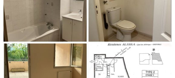 1 chambre Appartement à Grenoble, France No. 338231 3