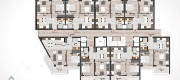 3 rooms Penthouse in Alanya, Turkey No. 10186 22