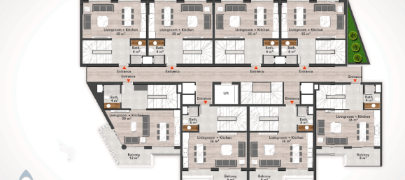 3 rooms Penthouse in Alanya, Turkey No. 10186 23