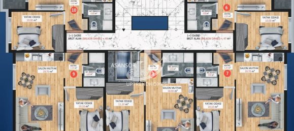 Apartment 2+1 in Alanya, Turkey No. 5905 23