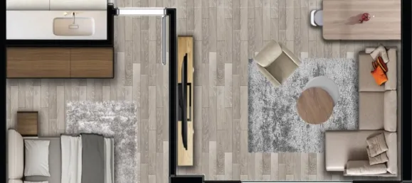 Apartment 1+1 in Aksu, Turkey No. 33171 12