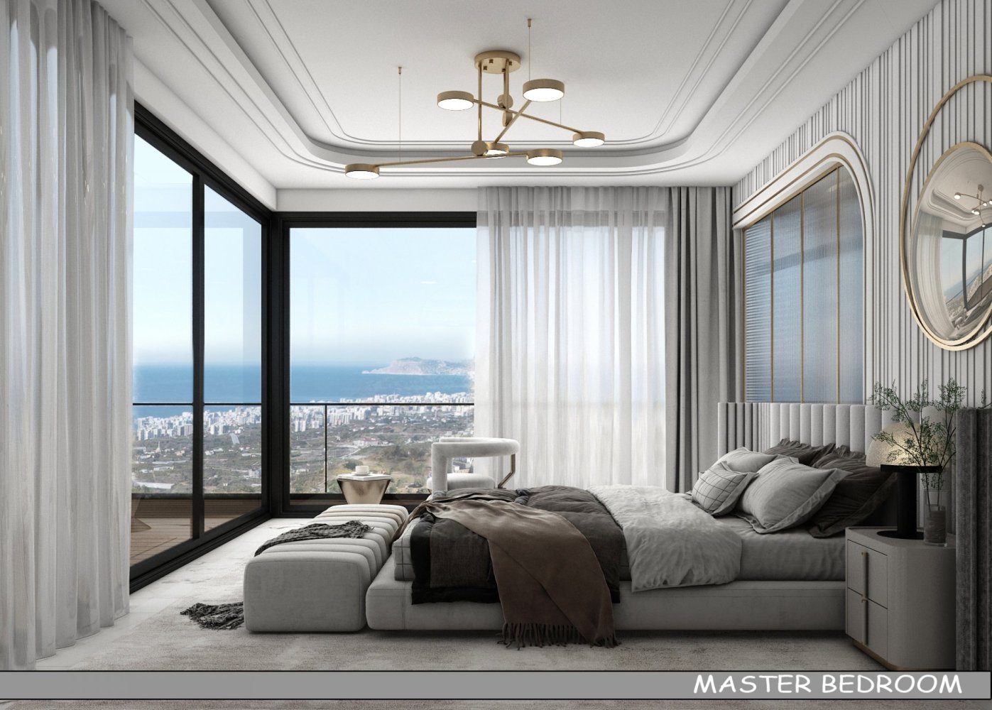 Wohnung 3+1 in Ozdence Hill Luxury Residence, Kargicak, Turkey, Nr. 39819