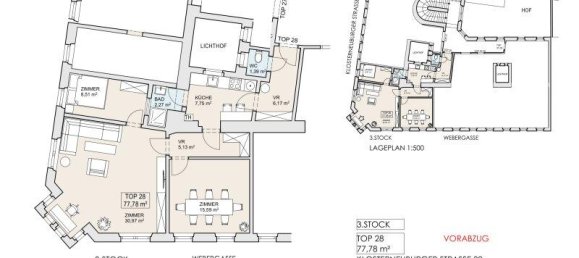 3-Zimmer Wohnung in Brigittenau, Austria, Nr. 82615 30