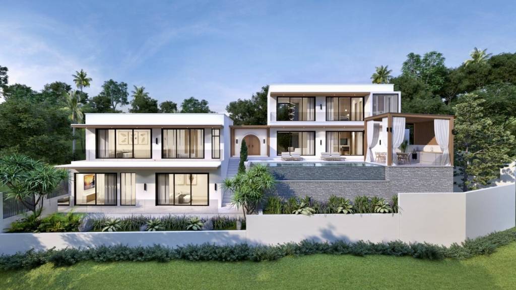 Villa de 4 dormitorios en Ko Samui, Thailand No. 75036