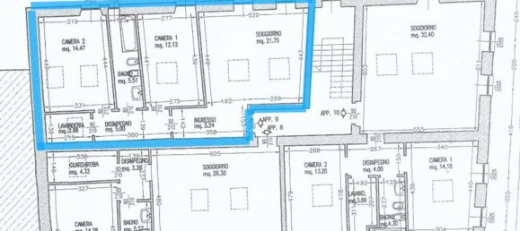 Apartamento de 3 divisões em Cividate al Piano, Italy N.º 6071 32