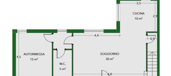 Дом с 6 комнатами в Кальчиная, Италия № 18272 43
