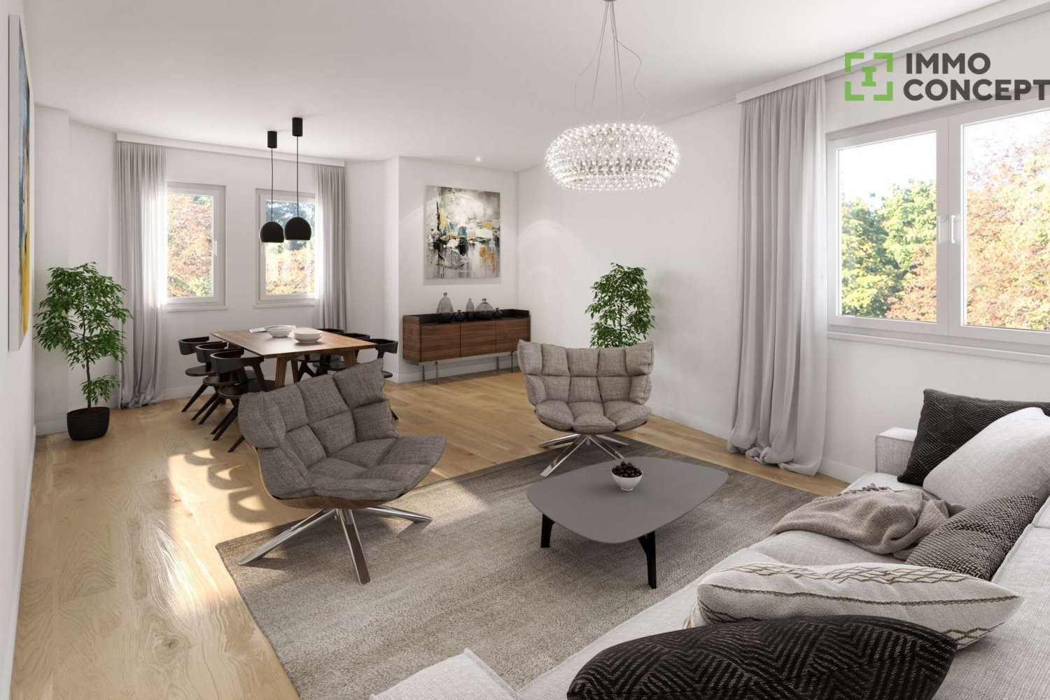 3 غرف نوم شقة في Frankfurt am Main, Germany رقم 226206