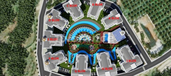 شقة 1+1 في Oba, Turkey رقم 5618 8