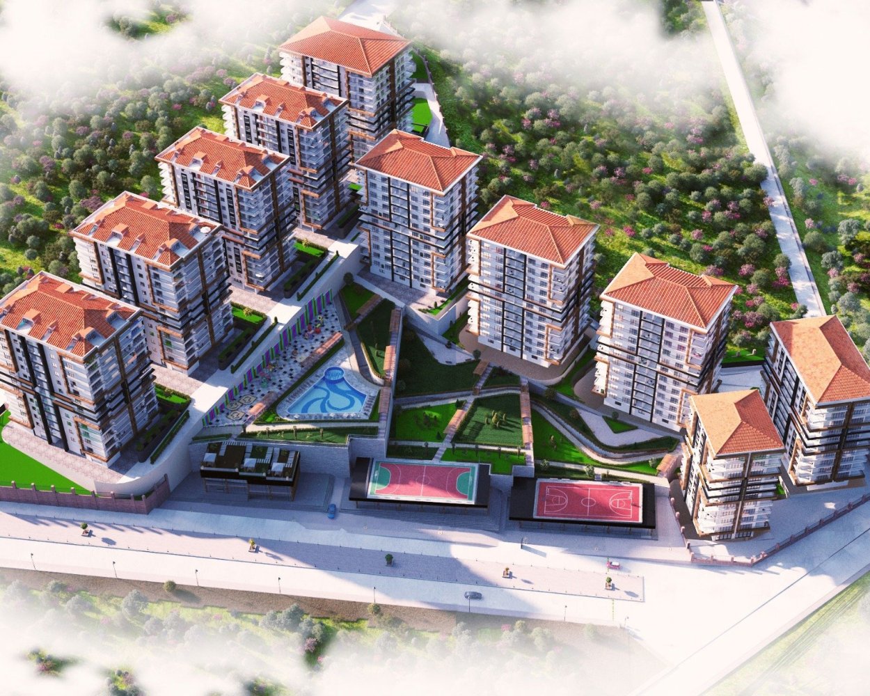 4 rooms Apartment in Trabzon, Turkey No. 30640