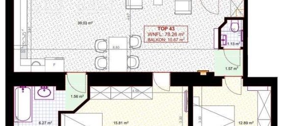 3-salle Appartement à Favoriten, Austria No. 200469 8