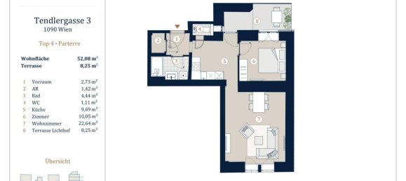 2 rooms Apartment in Alsergrund, Austria No. 159100 7