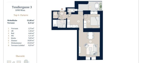 2 rooms Apartment in Alsergrund, Austria No. 159100 8