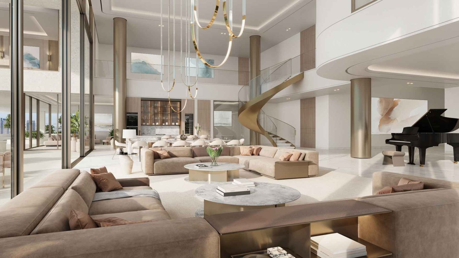 3 غرف نوم شقة في Fairmont Residences Solara Tower Dubai, وسط مدينة دبي, UAE رقم 63533