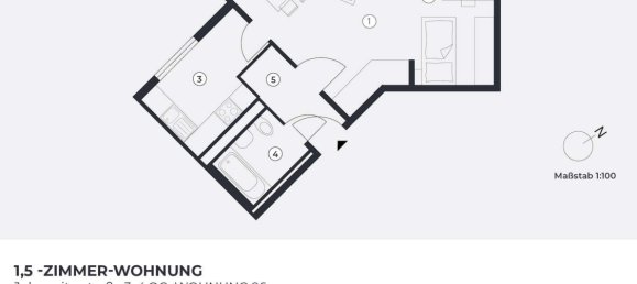 Apartamento de 1 dormitorio en Kreuzberg, Germany No. 88941 9