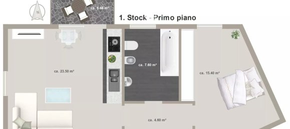 2-salle Appartement à Trentino-Alto Adige, Italy No. 278429 18