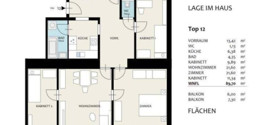 4-salle Appartement à Brigittenau, Austria No. 139860 7