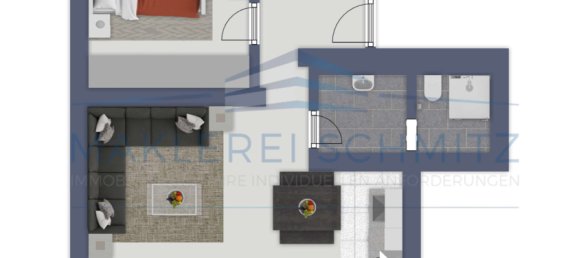 Квартира с 1 спальней в Рейн-Зиг, Германия № 281109 10