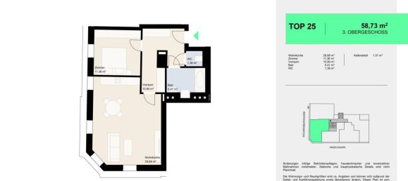 2 rooms Apartment in Favoriten, Austria No. 36110 7