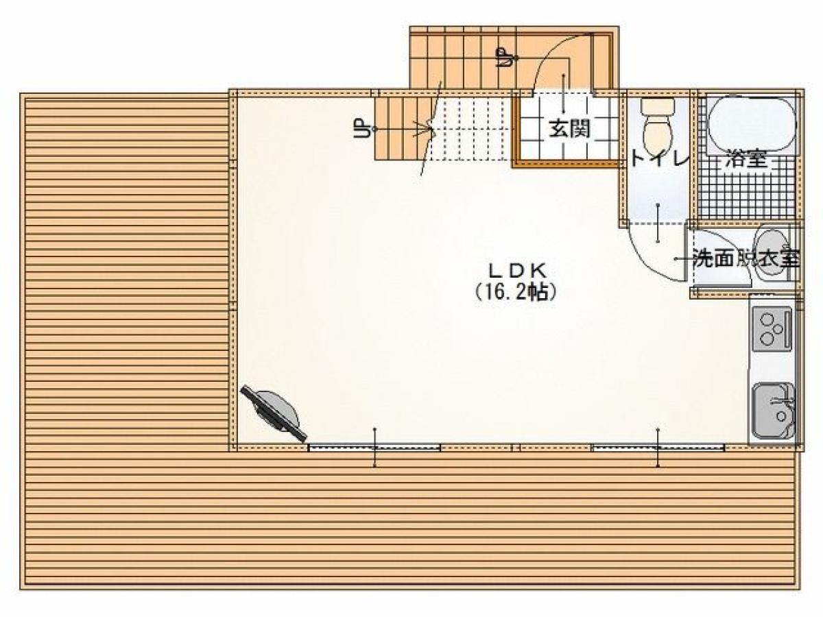 Дом с 3 спальнями в Гифу, Япония № 3755