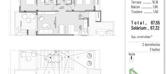 Ático de 2 dormitorios en El Campo, Spain No. 9209 2