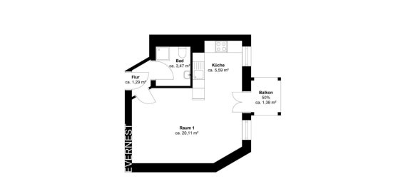 1 chambre Appartement à Neukolln, Germany No. 42845 13