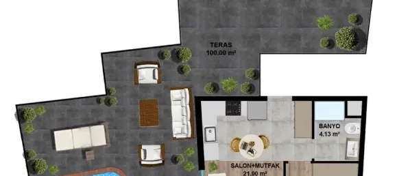 Appartement 1+1 à Aksu, Turkey No. 32705 24
