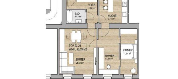 3 rooms Apartment in Vienna, Austria No. 252028 14