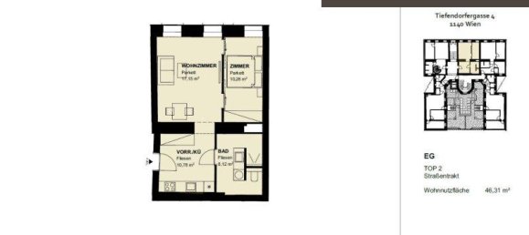 Apartamento de 2 habitaciónes en Penzing, Austria No. 90758 24