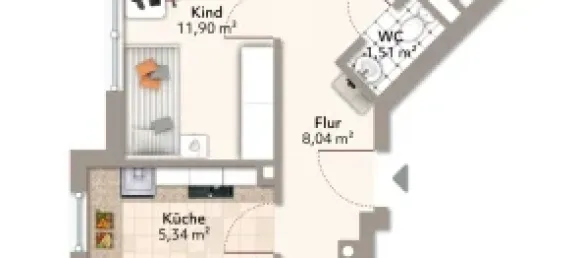 3-salle Appartement à Dresden, Germany No. 42127 43