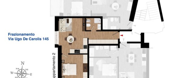 1 bedroom Apartment in Rome, Italy No. 317546 17