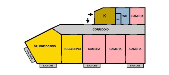 6 rooms Apartment in Naples, Italy No. 21367 15
