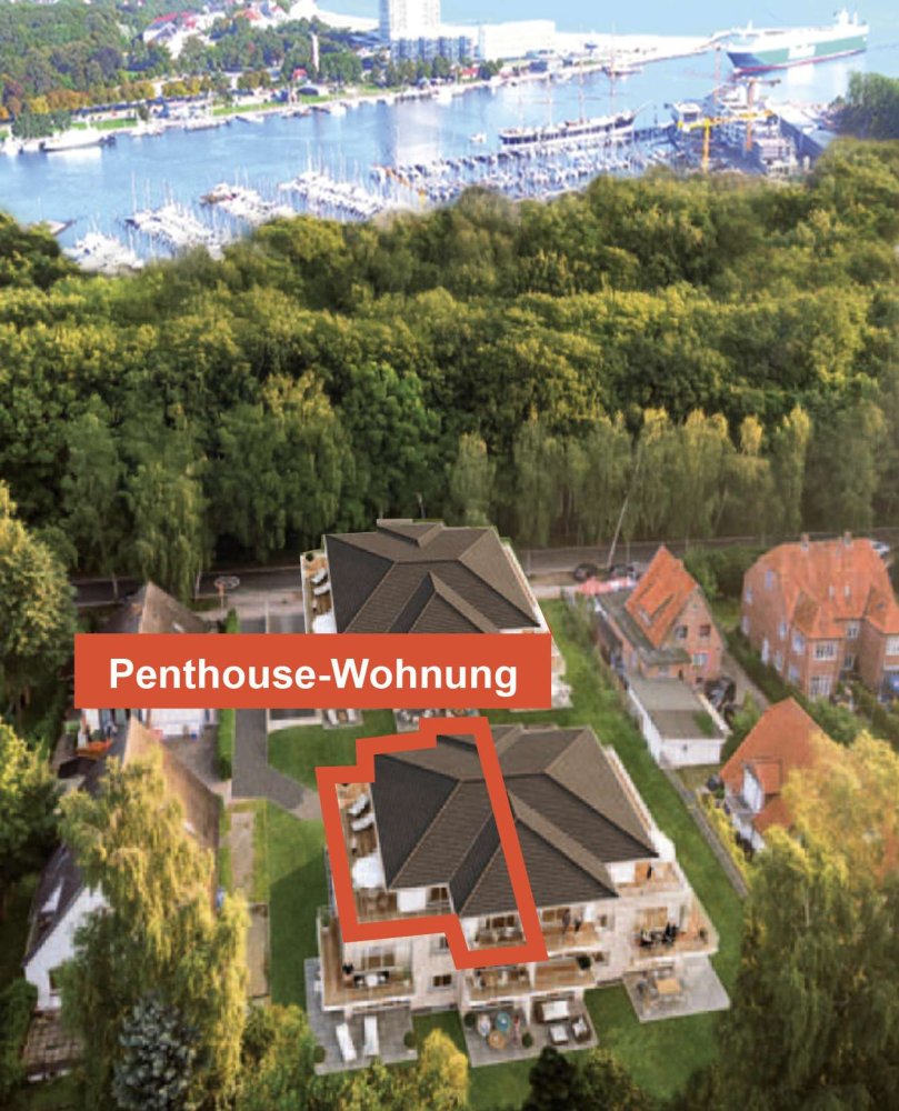 Пентхаус с 1 спальней в Любек, Германия № 278451