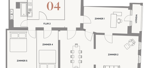 5 rooms Apartment in Wilmersdorf, Germany No. 59876 21