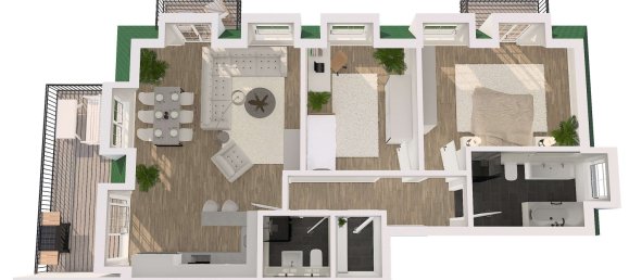 2 غرف نوم بانتهاوس في Schmockwitz, Germany رقم 308400 2