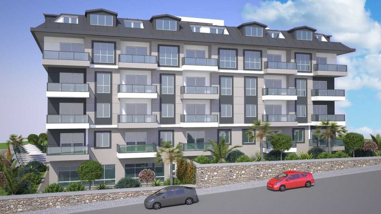 Apartment 1+1 in Olive Park, Oba, Turkey No. 37385