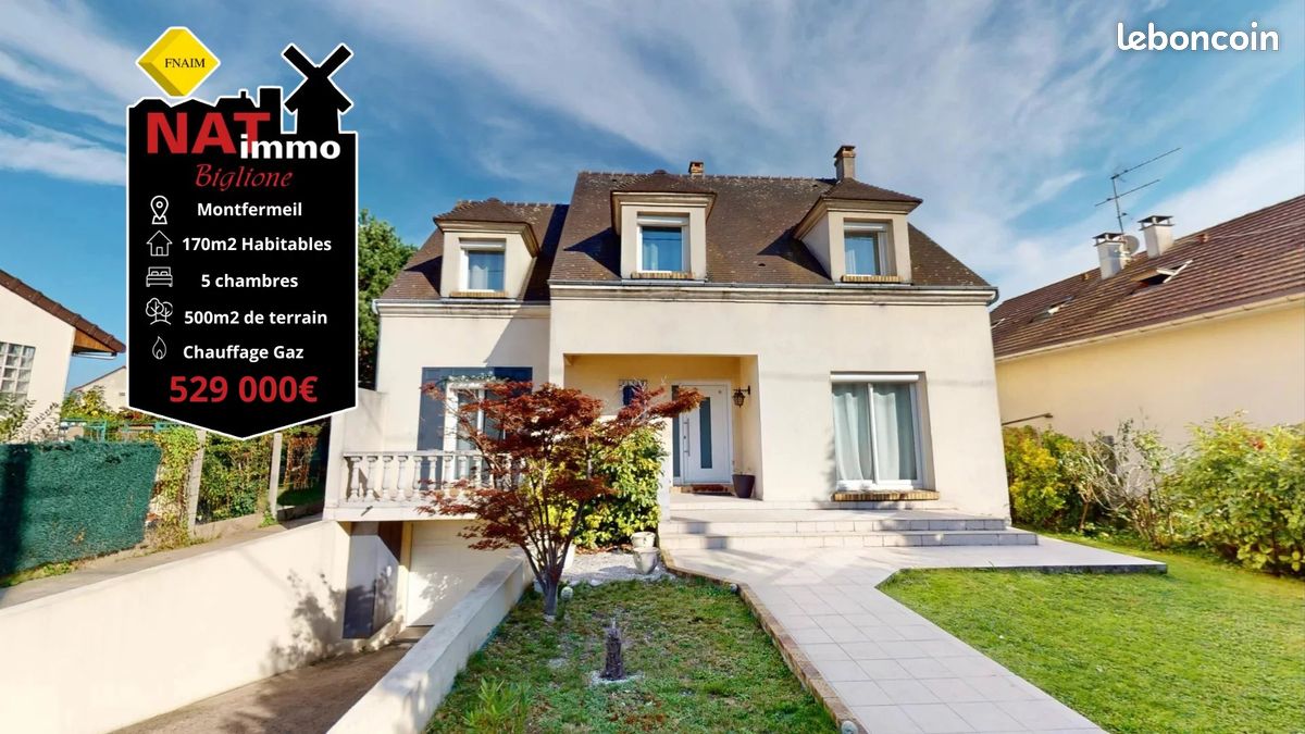 5 bedrooms House in Montfermeil, France No. 116683