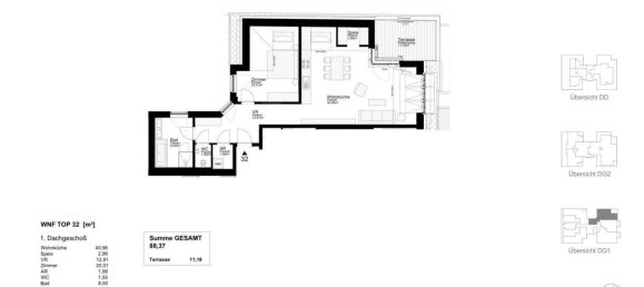 2 rooms Apartment in Wieden, Austria No. 136286 27