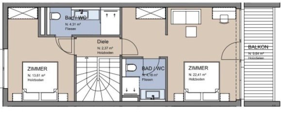 3غرفة منزل ذو طابقين في Zell am See, Austria رقم 232260 28