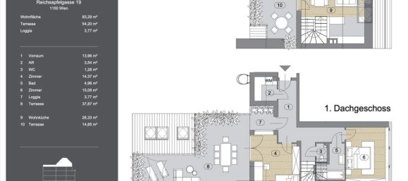 3 rooms Apartment in Rudolfsheim-Funfhaus, Austria No. 101765 16