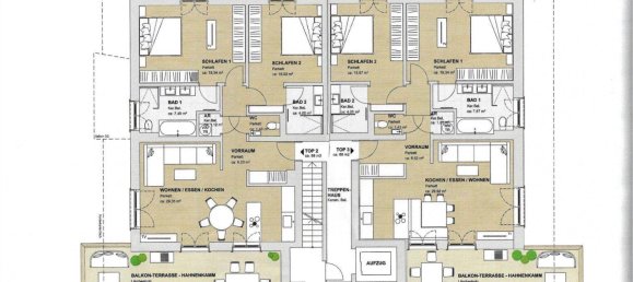 Квартира с 3 комнатами в Райт бай Кицбюель, Австрия № 202194 4