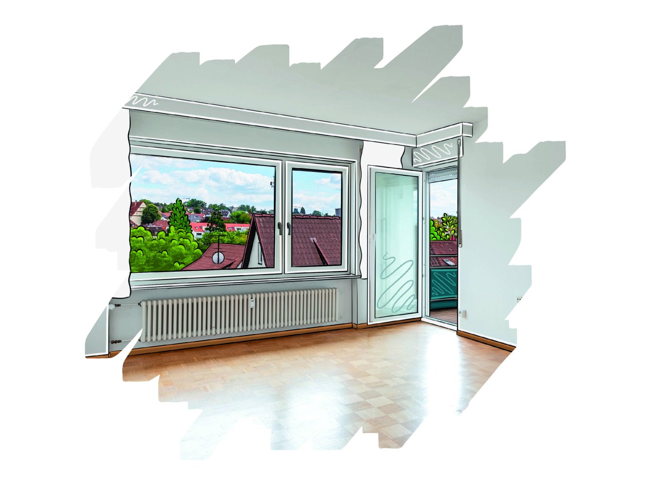 1 غرف نوم شقة في Ludwigsburg, Germany رقم 267972