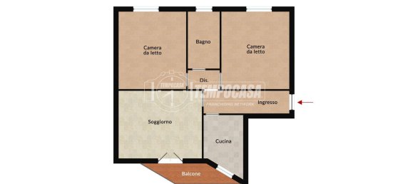 3غرفة شقة في Paullo, Italy رقم 290576 16