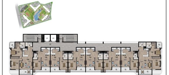 2 rooms Apartment in Tomuk, Turkey No. 30427 23