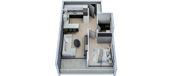 2 rooms Apartment in Tomuk, Turkey No. 30427 28