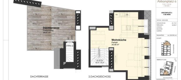 3 rooms Apartment in Rudolfsheim-Funfhaus, Austria No. 1502 9
