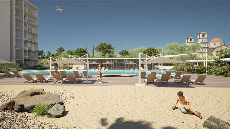 Apartamento de 3 dormitorios en Germasogeia, Cyprus No. 7856