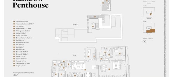 3 Schlafzimmer Penthouse in Wien, Austria, Nr. 257258 6