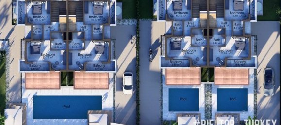 Villa 3+1 à Side, Turkey No. 10407 19